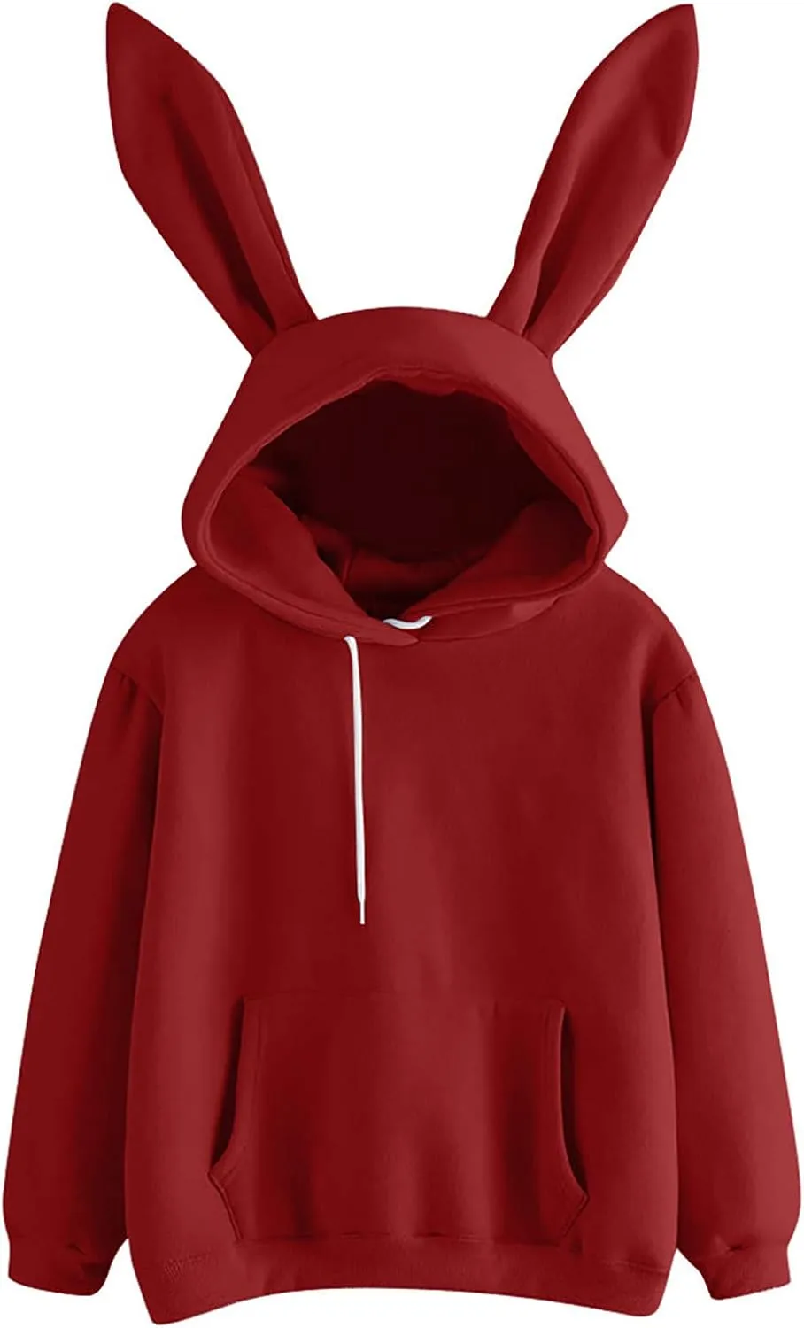 Oversized Hoodies for Teen Girls Cute Bunny Ears Hoodies Kawaii Anime Rabbit Ear Hooded Sweatshirts Teen Girl Clothes Tops