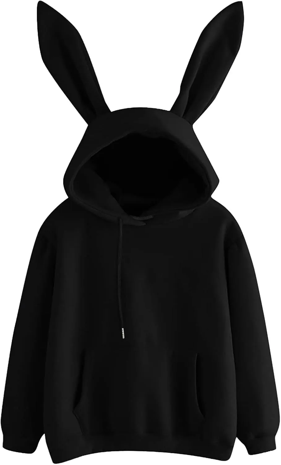 Oversized Hoodies for Teen Girls Cute Bunny Ears Hoodies Kawaii Anime Rabbit Ear Hooded Sweatshirts Teen Girl Clothes Tops