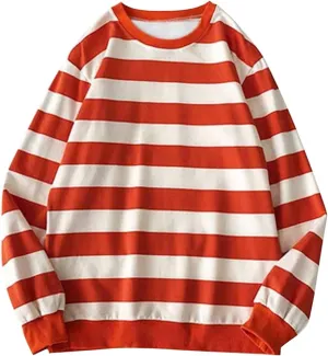Oversized Sweatshirt for Women Trendy Crewneck Striped Color Block Tops Loose Long Sleeve Casual Stylish Pullover