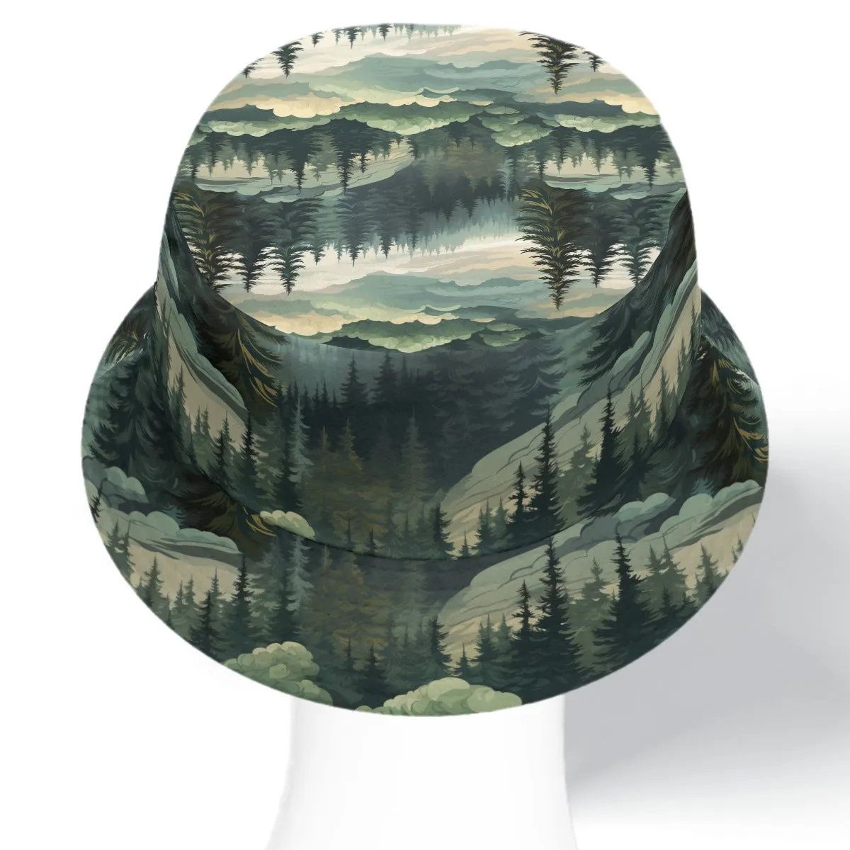 Patriot Squatch / Forest - Double-Side Printing Bucket Hat