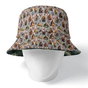 Patriot Squatch / Forest - Double-Side Printing Bucket Hat