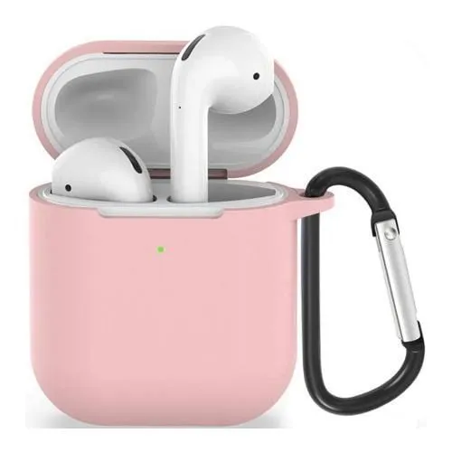 Pink Silicone Case - Apple AirPods (1st and 2nd Generation)