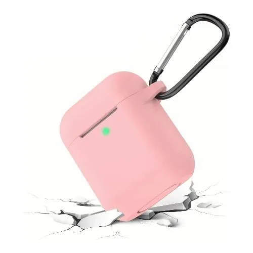 Pink Silicone Case - Apple AirPods (1st and 2nd Generation)