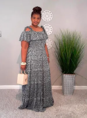 Precious Maxi Dress-Plus Size