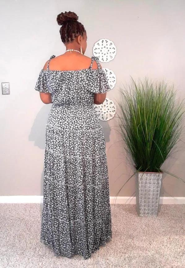 Precious Maxi Dress-Plus Size