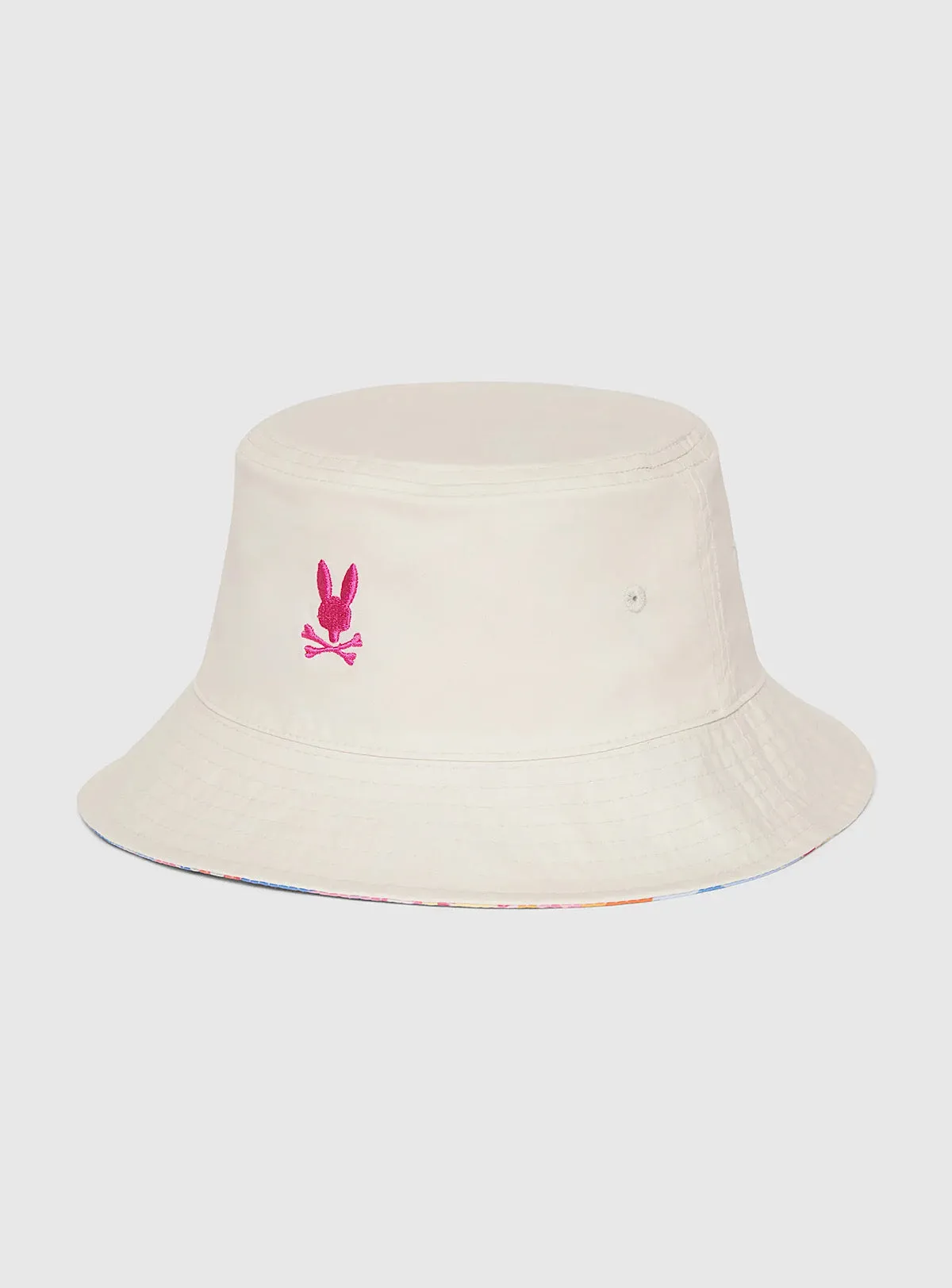 Psycho Bunny Hat - Benton Reversible Bucket Hat - Fuchsia Purple 655 - B6A323B2HT