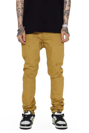 "MR CLEAN 2.0” MOCHA SKINNY JEAN