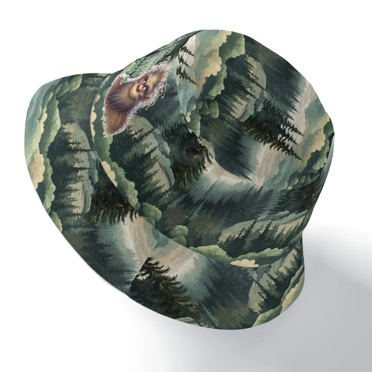 "Sarcastic Sasquatch" Series / Patriot Squatches - Double-Side Printing Bucket Hat - "If you find me offensive.."