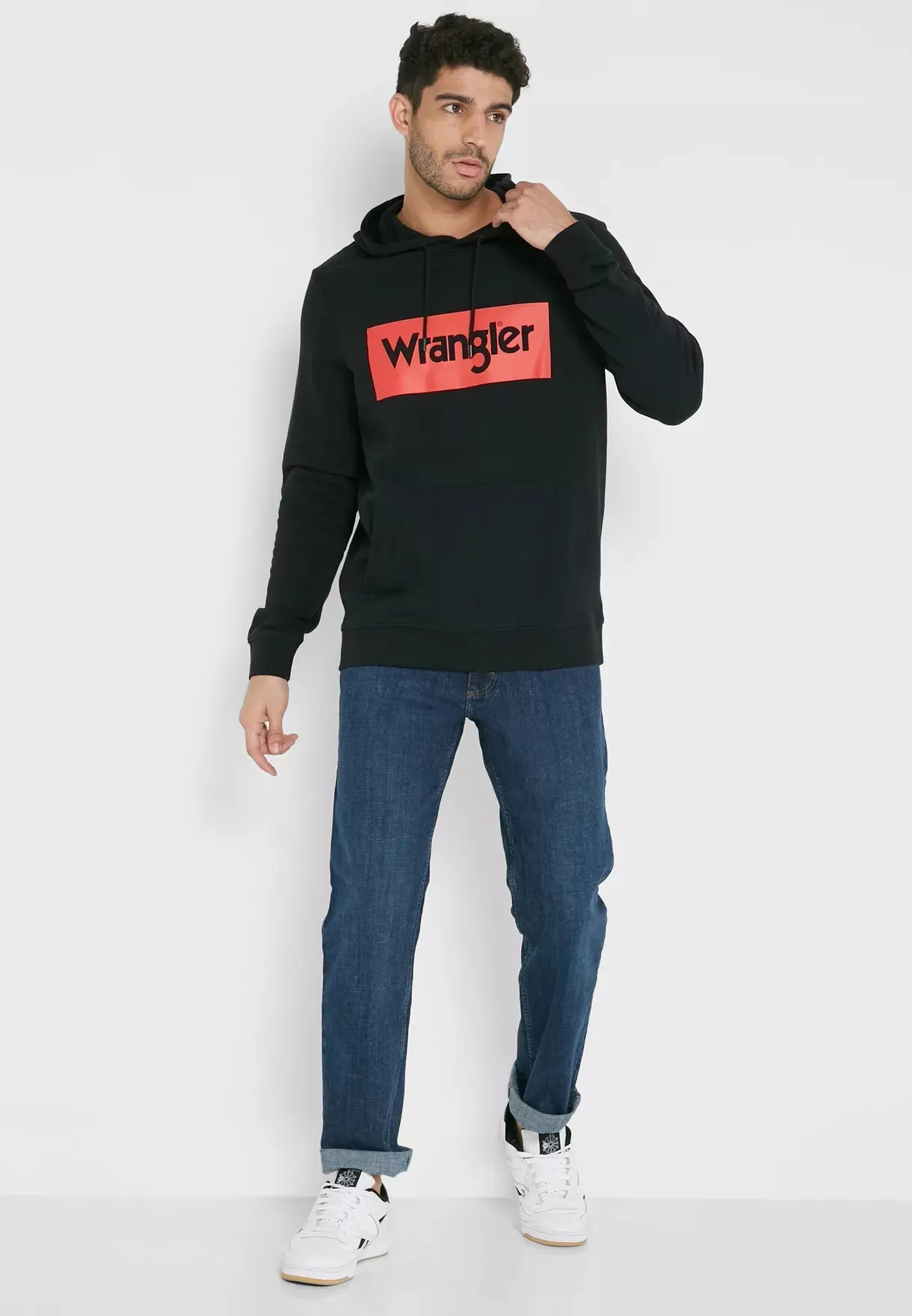 Regular Fit Jeans In Blue Black