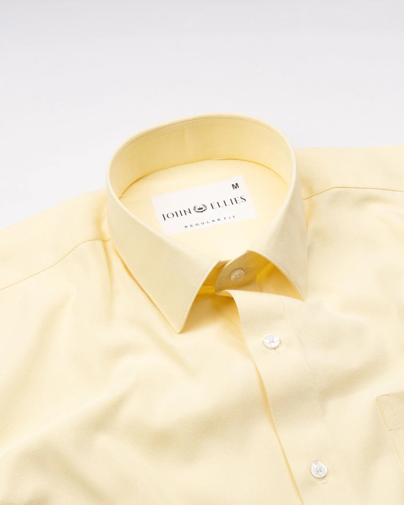 Renato Privilege Foes Yellow Plain Oxford Cotton Shirt