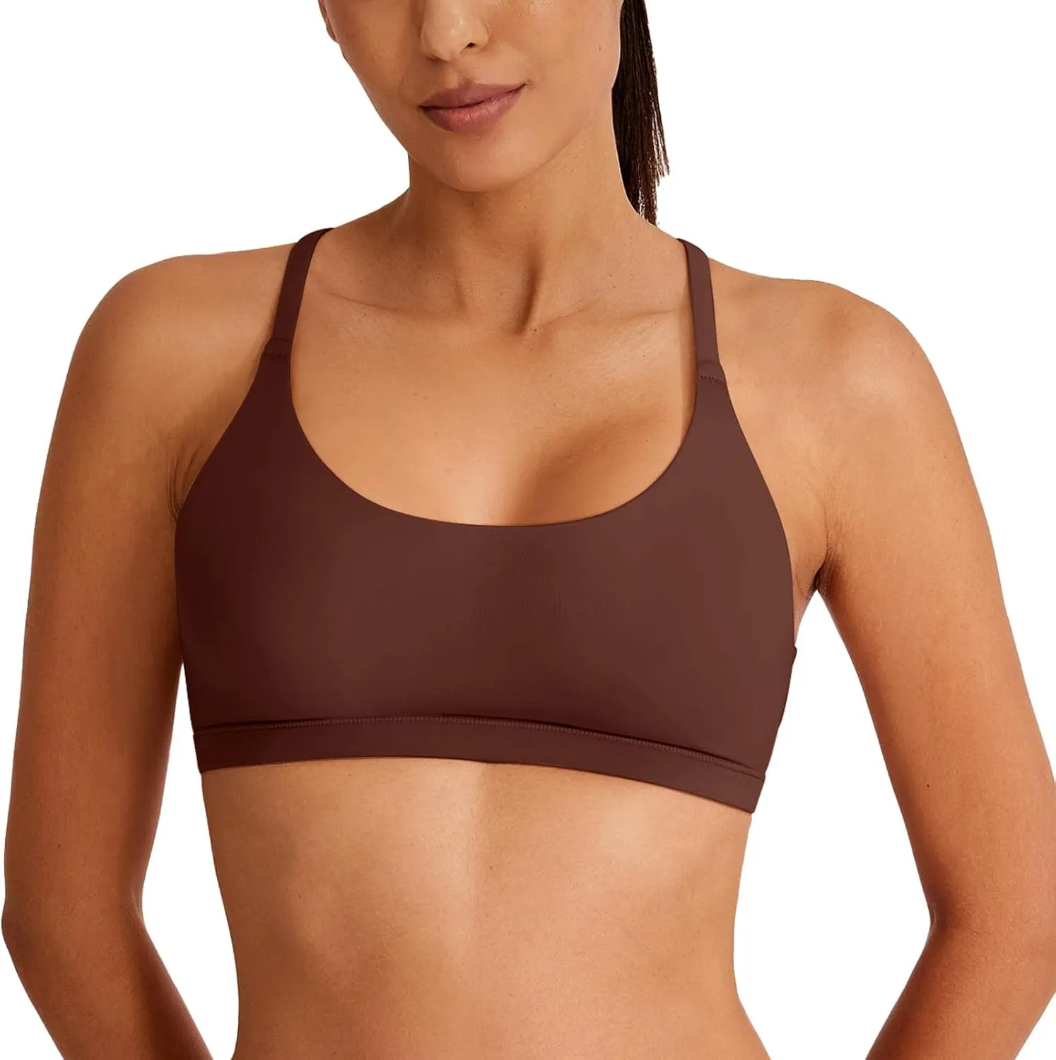 REORIA Women's Racerback Wireless No Padded Comfortable Sleep Bralettes Bras for Women