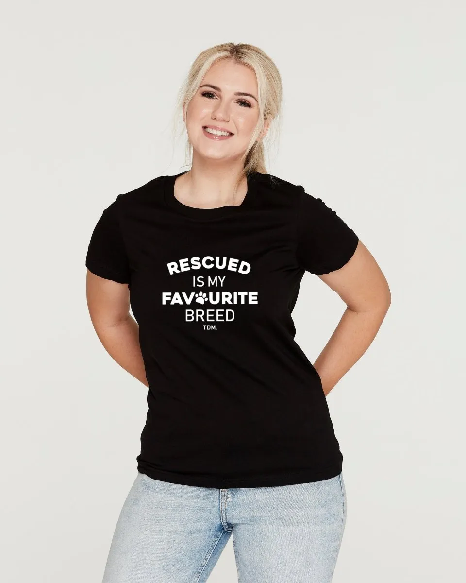 Rescued Is My Favourite Breed: Classic T-Shirt