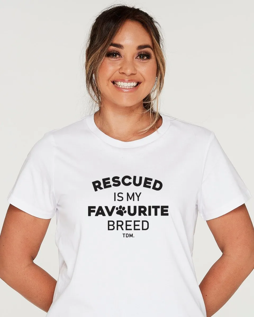 Rescued Is My Favourite Breed: Classic T-Shirt