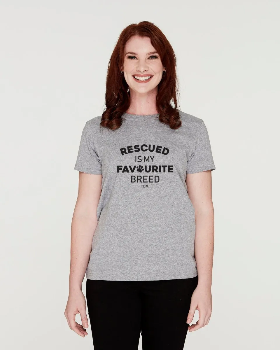 Rescued Is My Favourite Breed: Classic T-Shirt