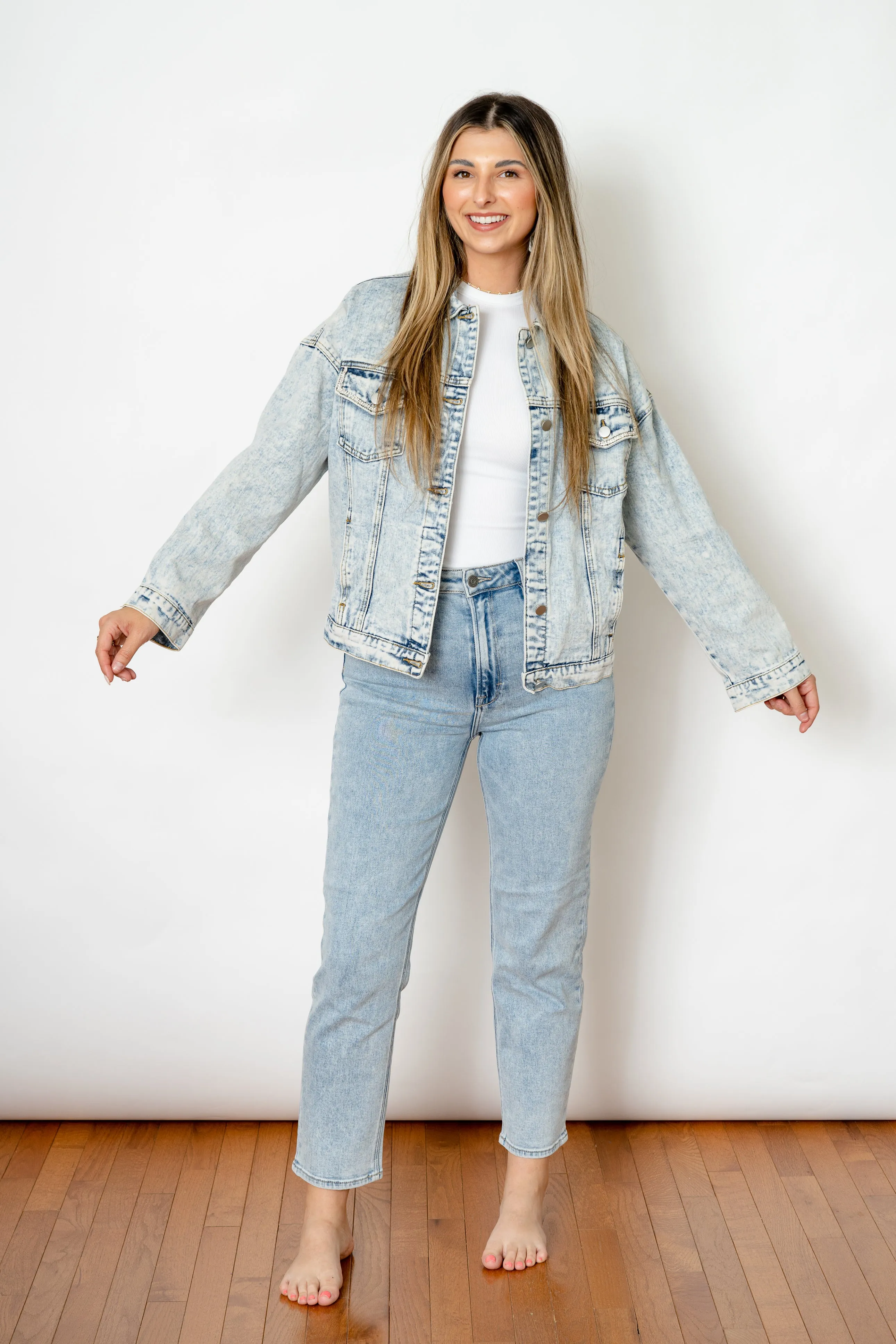 RHINESTONE DENIM JACKET