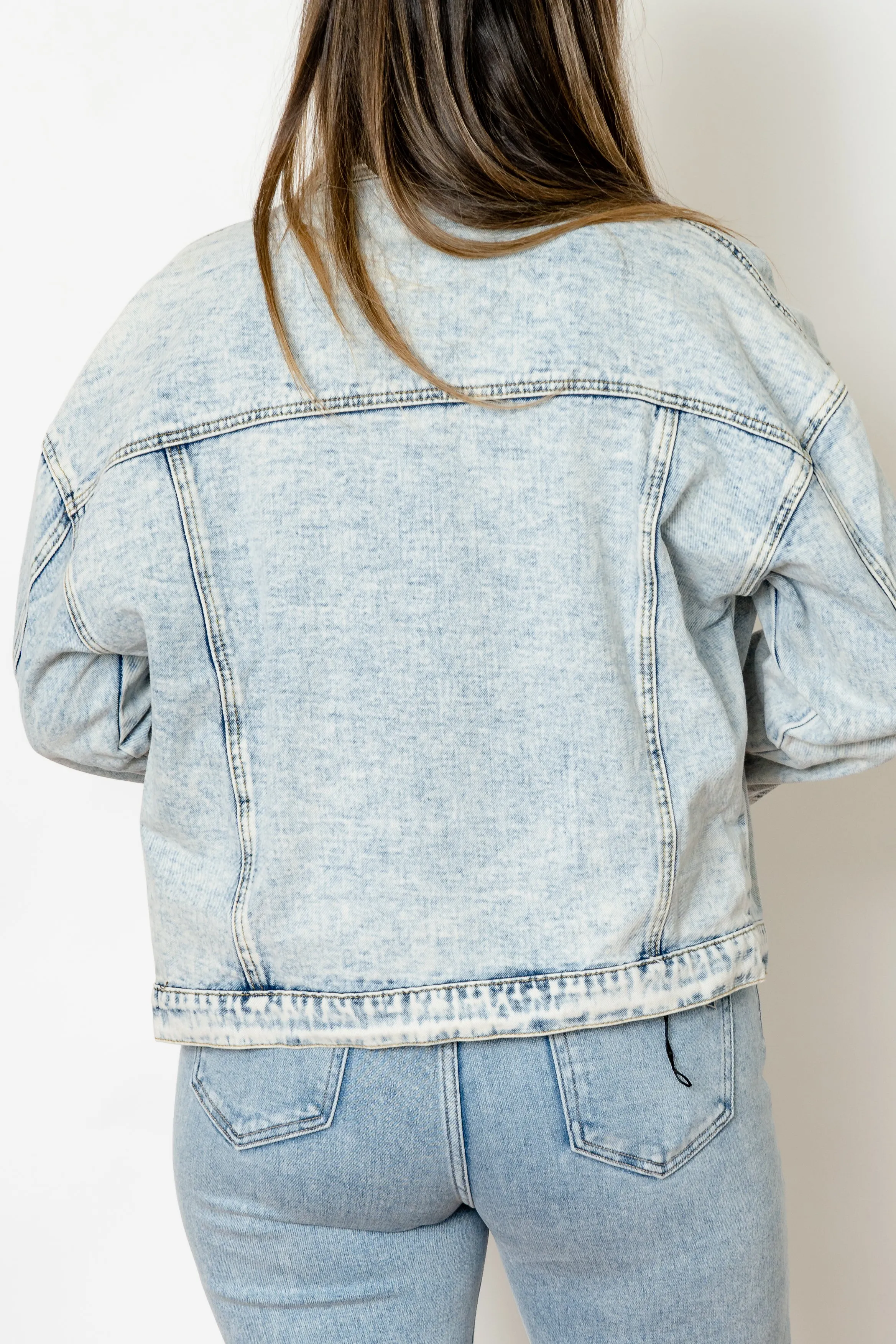 RHINESTONE DENIM JACKET