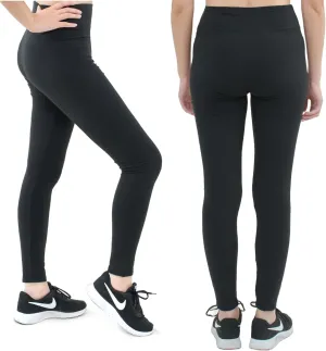 SATINA High Waisted Leggings for Women - Comfortable and Stretchy in Versatile Sizes and Colors (2 Pack)