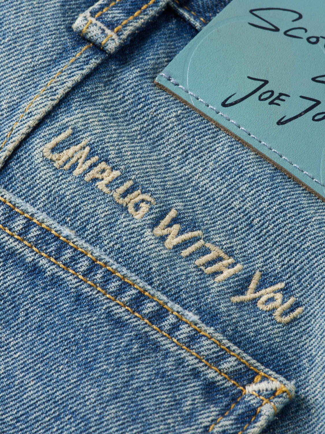 Scotch Soda x Joe Jonas Verve straight-fit jeans