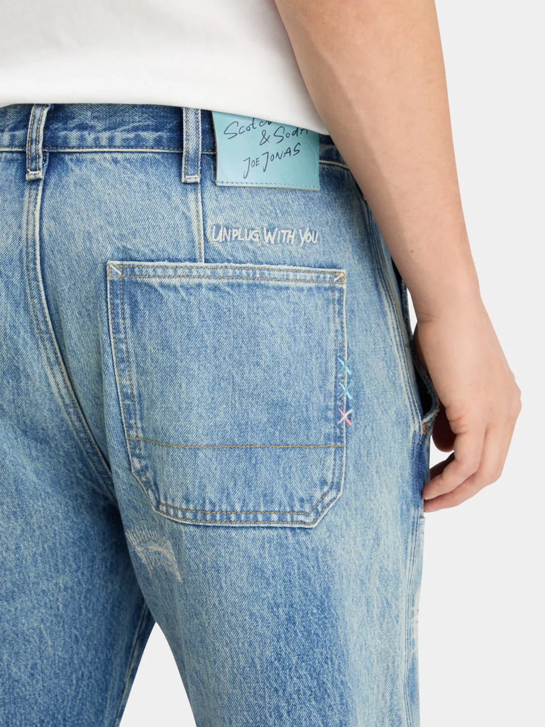 Scotch Soda x Joe Jonas Verve straight-fit jeans