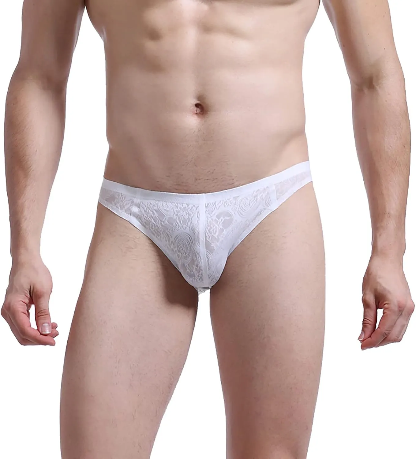 Sexy Underwear For Men Stretch Solid Color Support Wide Waistband Briefs Underwear