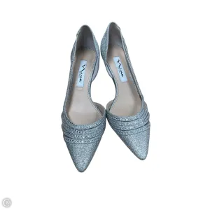 Shoes Heels Kitten By Nina In Silver, Size: 6