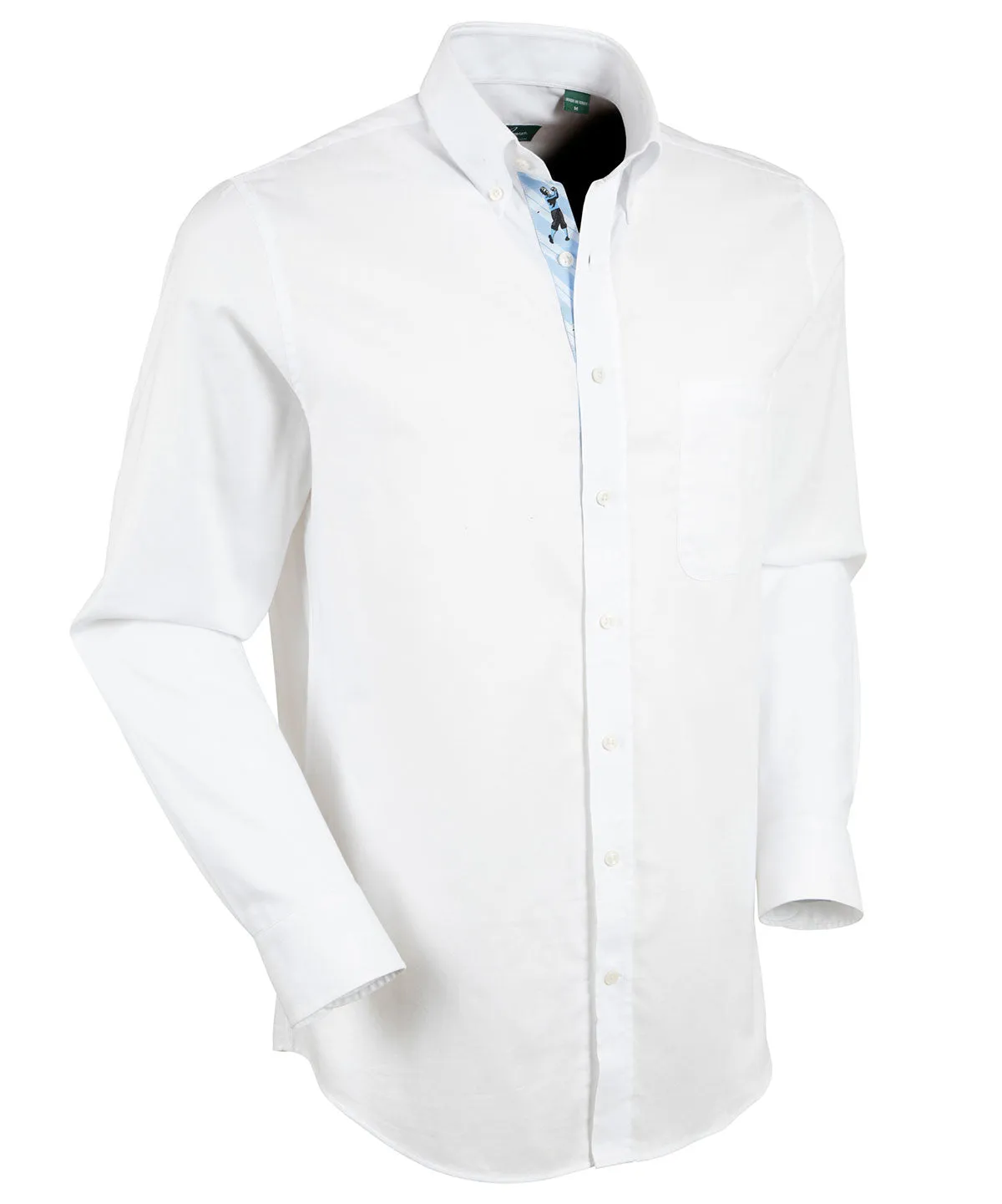 Signature 100% Cotton Oxford Solid Button-Down Shirt - Trim Fit