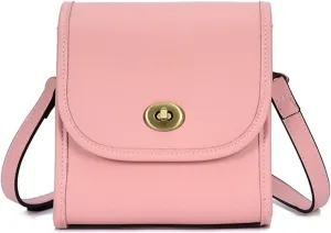 Small Leather Textured Handbag, Fashion Casual Square Shoulder Crossbody Bag