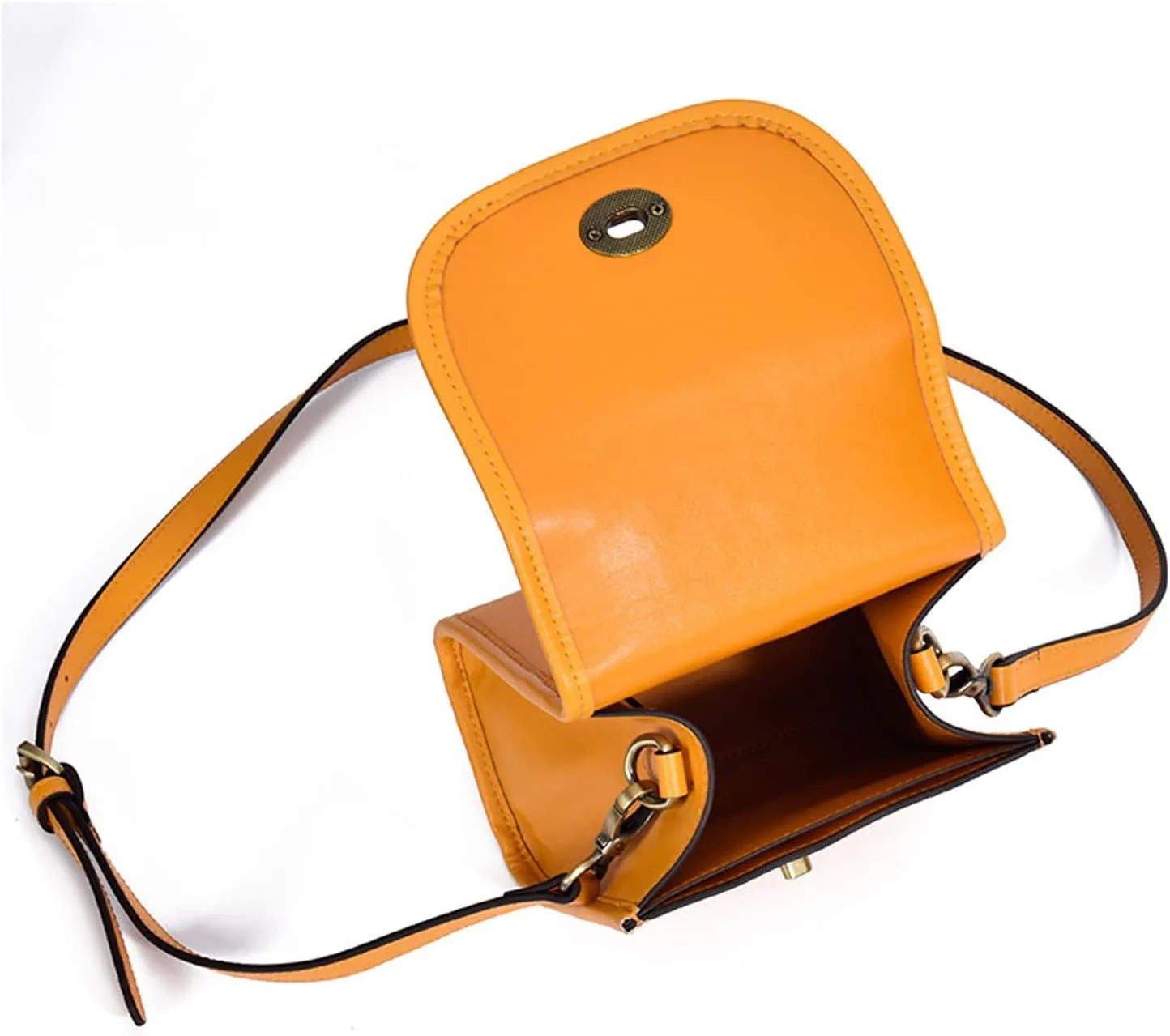 Small Leather Textured Handbag, Fashion Casual Square Shoulder Crossbody Bag