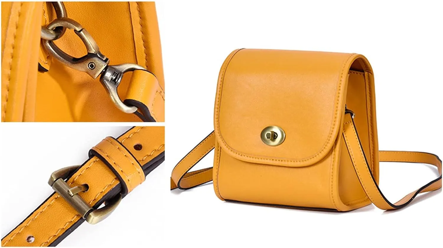 Small Leather Textured Handbag, Fashion Casual Square Shoulder Crossbody Bag