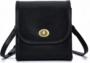 Small Leather Textured Handbag, Fashion Casual Square Shoulder Crossbody Bag