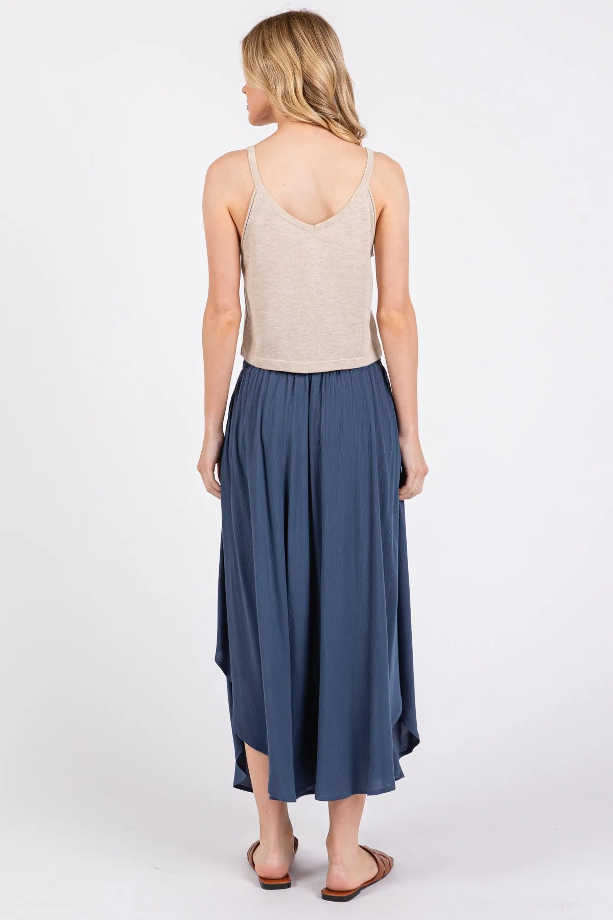 Smocked Flowy Skirt