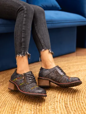 SOFFIA | JOCELYNN GALAXY LEATHER OXFORD