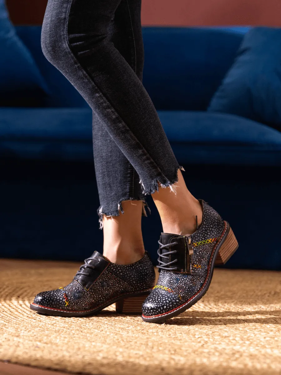 SOFFIA | JOCELYNN GALAXY LEATHER OXFORD