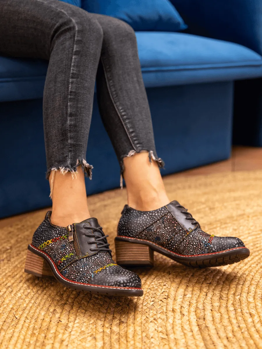SOFFIA | JOCELYNN GALAXY LEATHER OXFORD