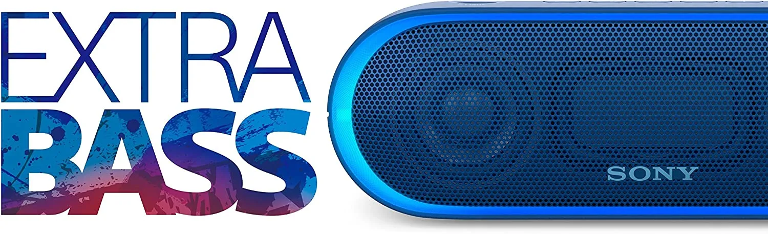 Sony XB20 Portable Wireless Speaker with Bluetooth, Blue