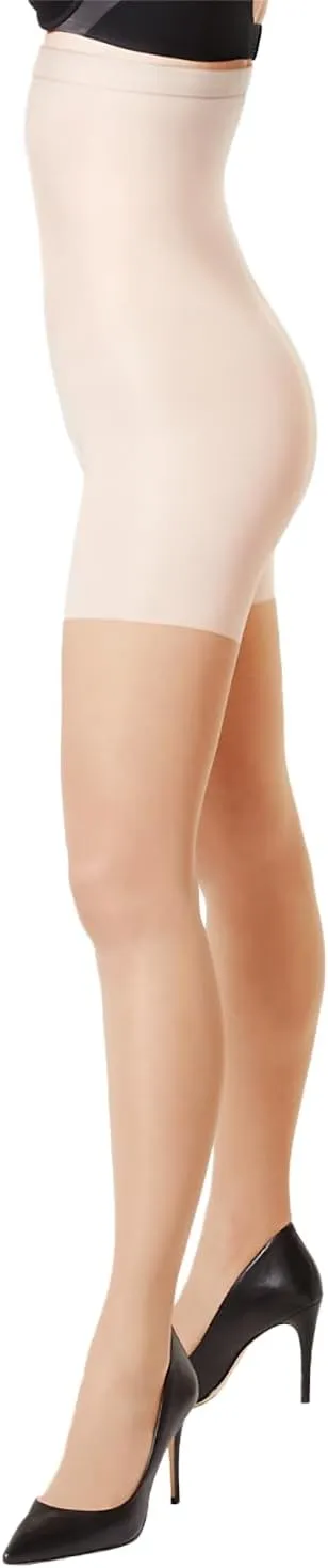 SPANXshape High-Waisted Mid-Thigh Sheers - Comfortable Tummy Control Shapewear - Sheer Pantyhose - No Visible Panty Lines