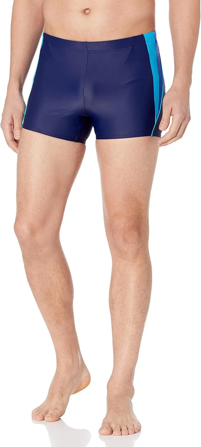 Speedo Men's Swimsuit Square Leg Splice