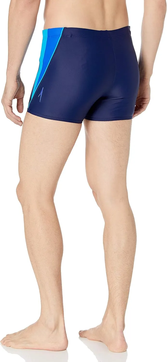Speedo Men's Swimsuit Square Leg Splice