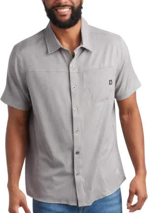 Spyder Mens Short Sleeve Button Down Shirts - Casual Collared Wrinkle Free Dress Shirts for Men - Travel, Office & Daily Wear