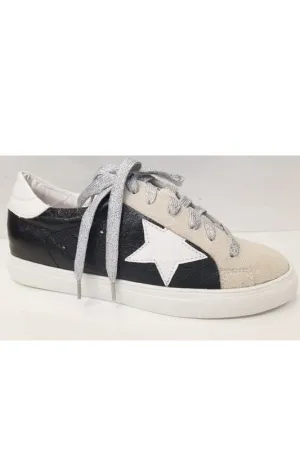 Star Sneakers - Black