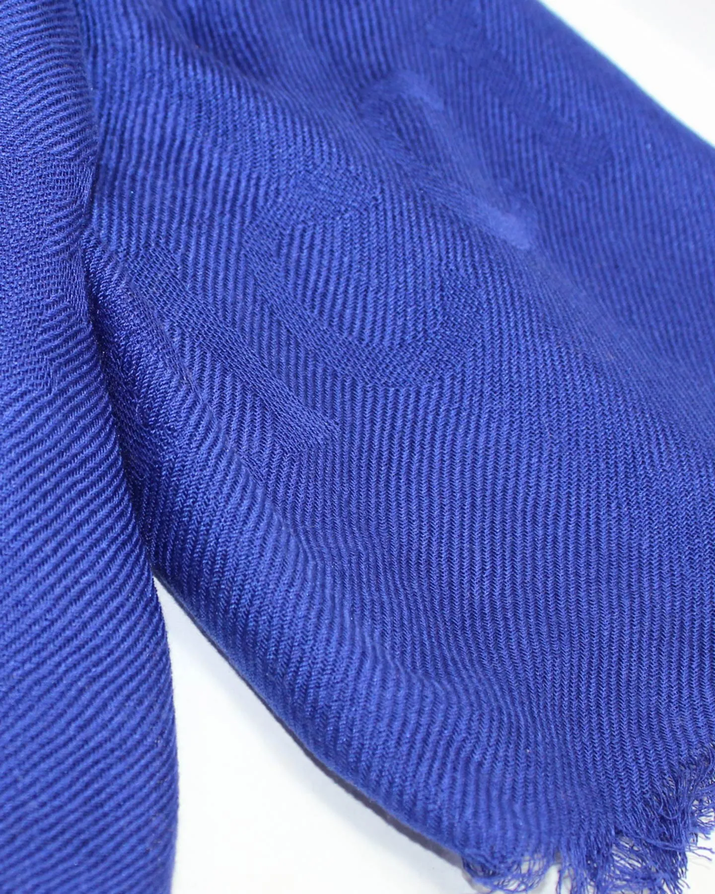 Stefano Ricci Scarf Royal Blue Pattern - Luxury Cotton Silk Shawl SALE