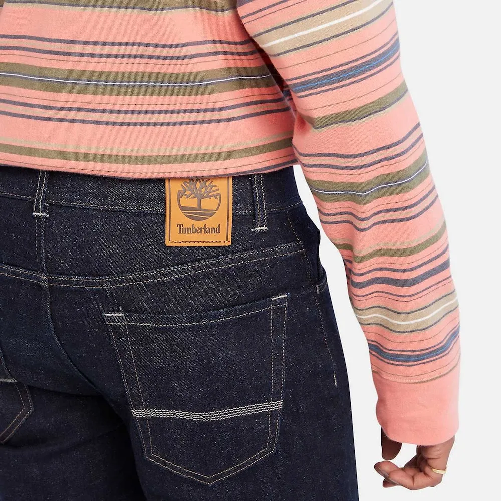 Stretch Core Indigo Denim Slim Fit Jeans For Men