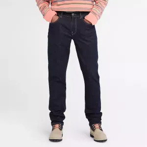 Stretch Core Indigo Denim Slim Fit Jeans For Men