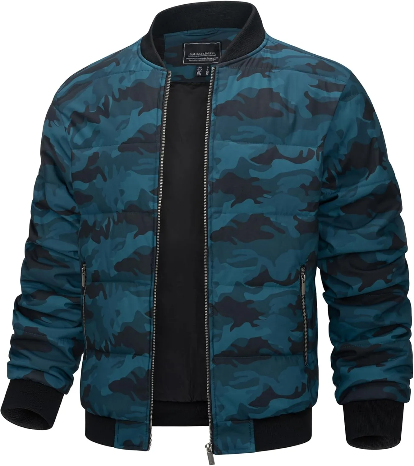 TACVASEN Puffer Jacket Men Quilted Mens Lightweight Jackets Water-Resistant Warm Padded Comfortable for Winter