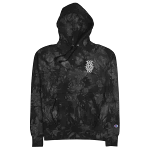 TayderTot Champion tie-dye hoodie