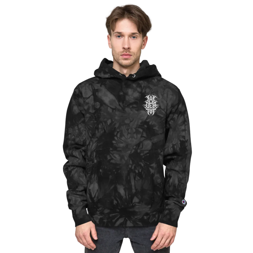 TayderTot Champion tie-dye hoodie