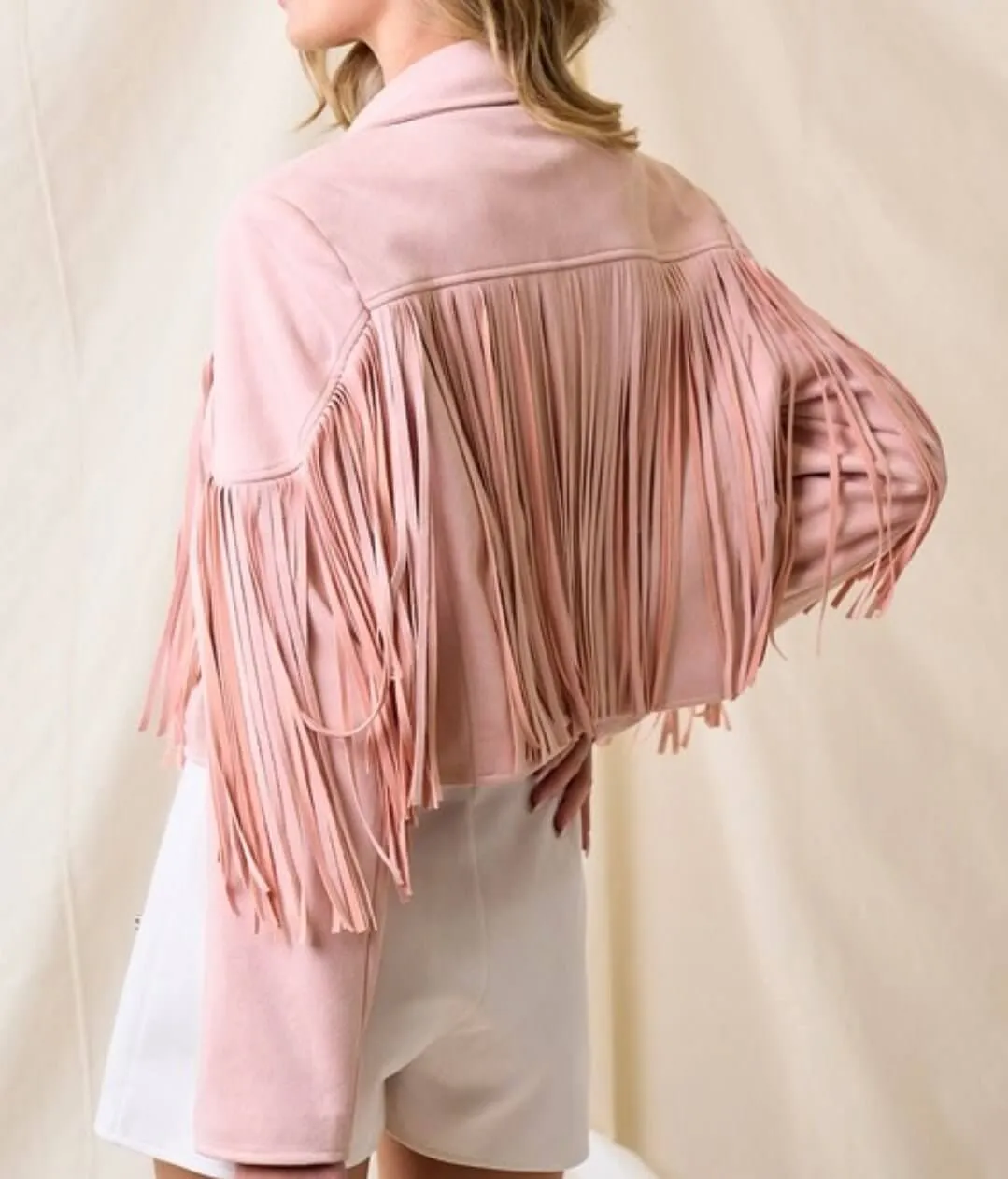 The Dutton Jackets : Suede Fringe Motto Jackets
