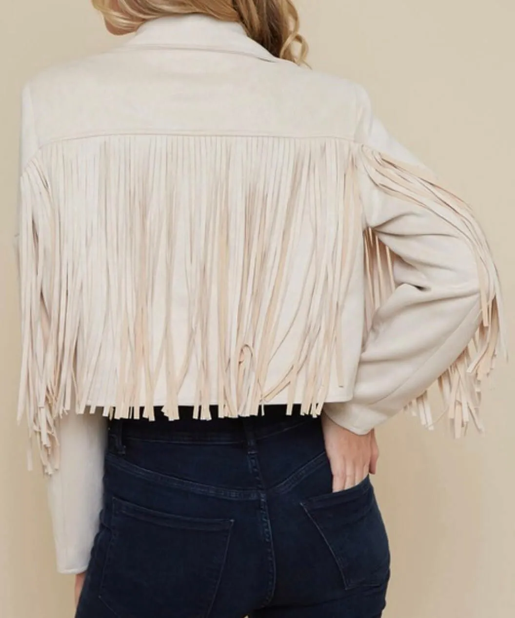 The Dutton Jackets : Suede Fringe Motto Jackets