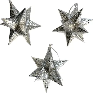 Three Dimensional Tin Star Three Dimensional Tin Star