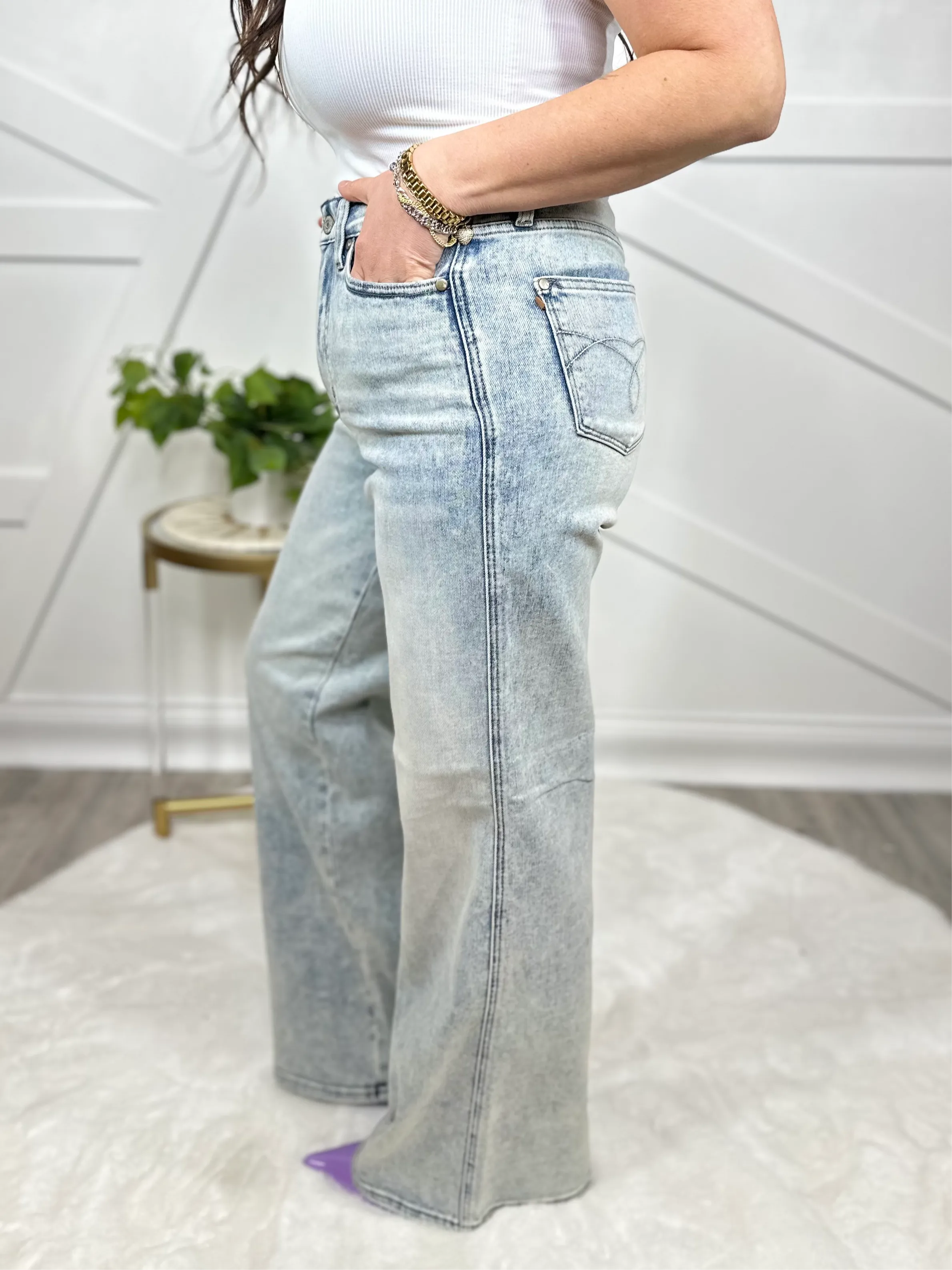 Timeless Tummy Control Wide Leg by Judy Blue